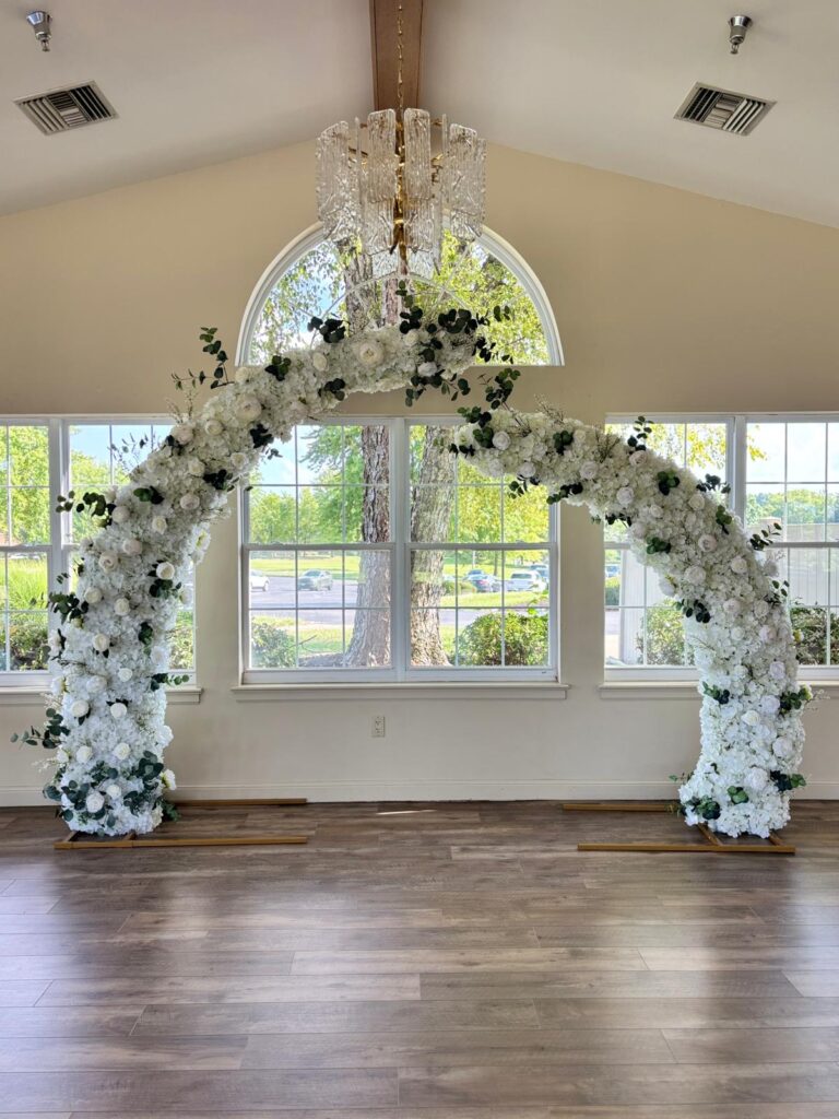 2026 Wedding Décor Trends: Inside a Real Floral Arch Installation at Stonewolf Golf Club